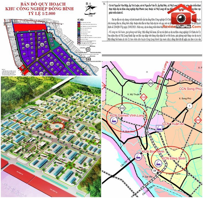 Cập nhật tiến độ Khu Công nghiệp Cổ Chiên, Đông Bình và Gilimex Vĩnh Long 2026