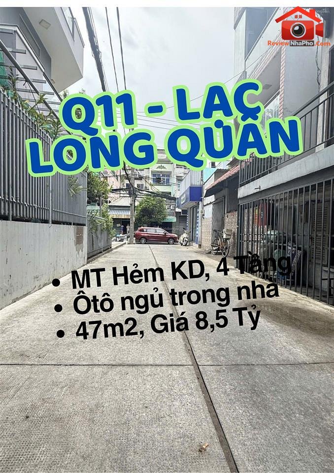 8.5 tỷ – Diện tích 47 m² – Nhà 4 tầng – Thành phố Hồ Chí Minh REVIEW NHÀ PHỐ