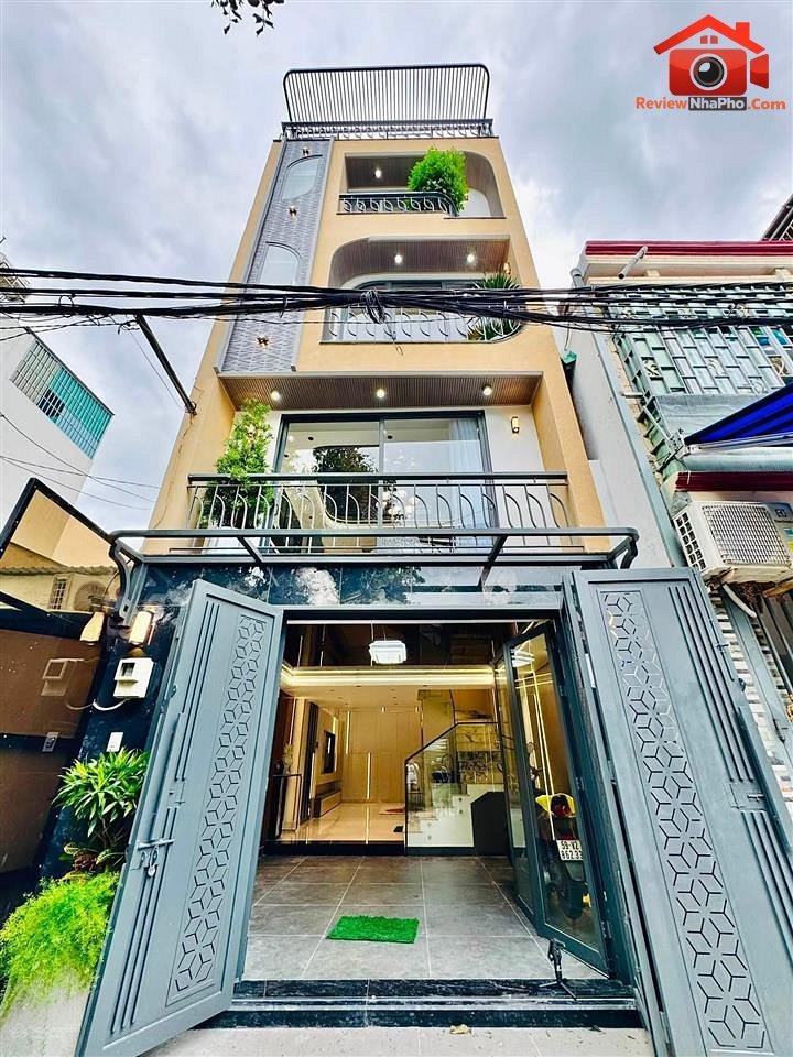 9.7 tỷ – Diện tích 52 m² – Nhà đẹp 5 tầng hẻm xe hơi Lê Đức Thọ – REVIEW NHÀ PHỐ