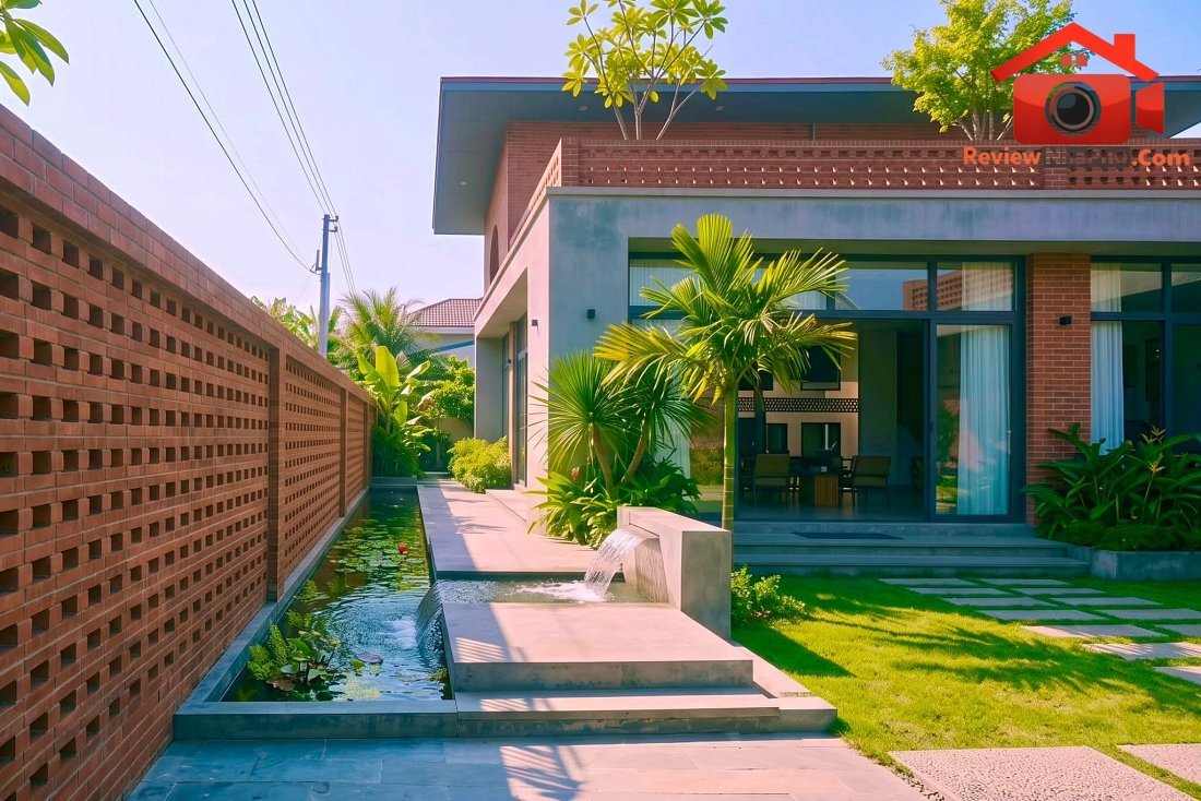 Cấu trúc hạ nhiệt tự nhiên cho biệt thự vườn sân trong Vĩnh Phúc- Ảnh 8. Cấu trúc hạ nhiệt tự nhiên cho biệt thự vườn sân trong Vĩnh Phúc- Ảnh 8.
