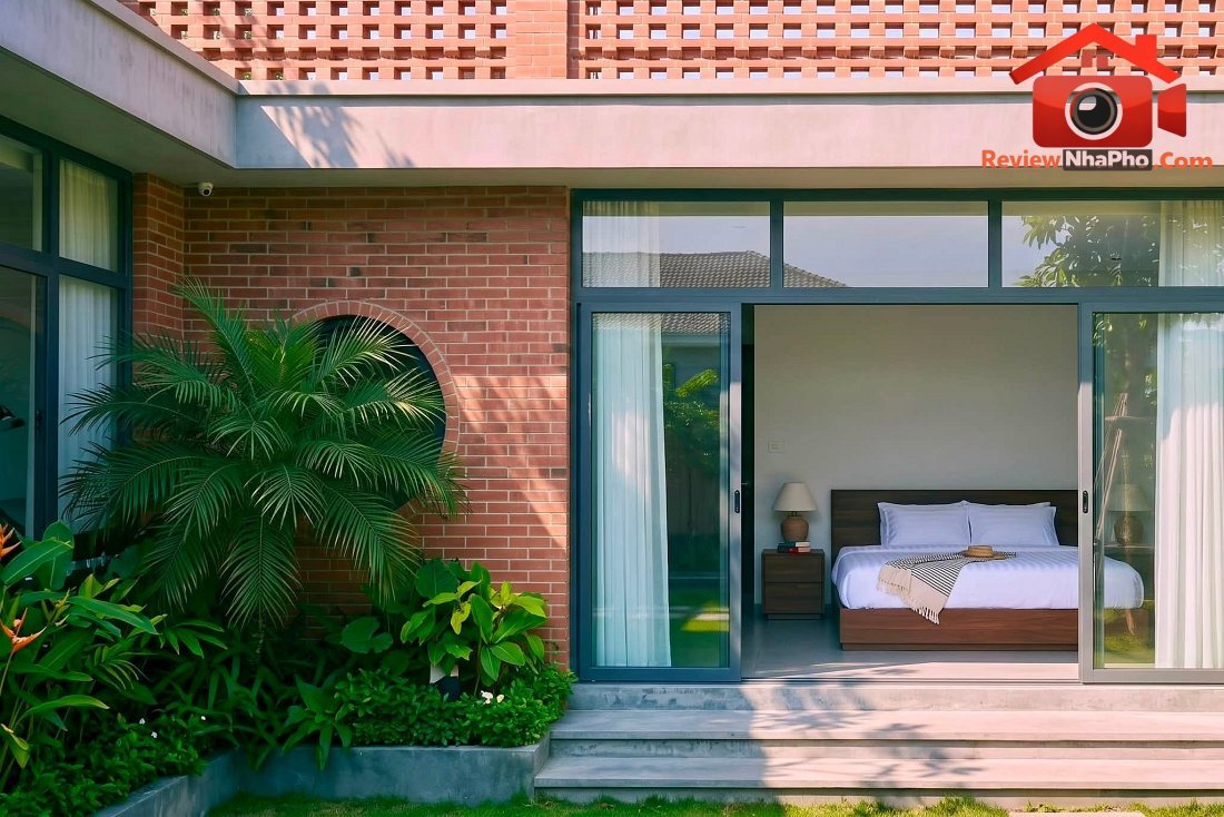 Cấu trúc hạ nhiệt tự nhiên cho biệt thự vườn sân trong Vĩnh Phúc- Ảnh 9. Cấu trúc hạ nhiệt tự nhiên cho biệt thự vườn sân trong Vĩnh Phúc- Ảnh 9.