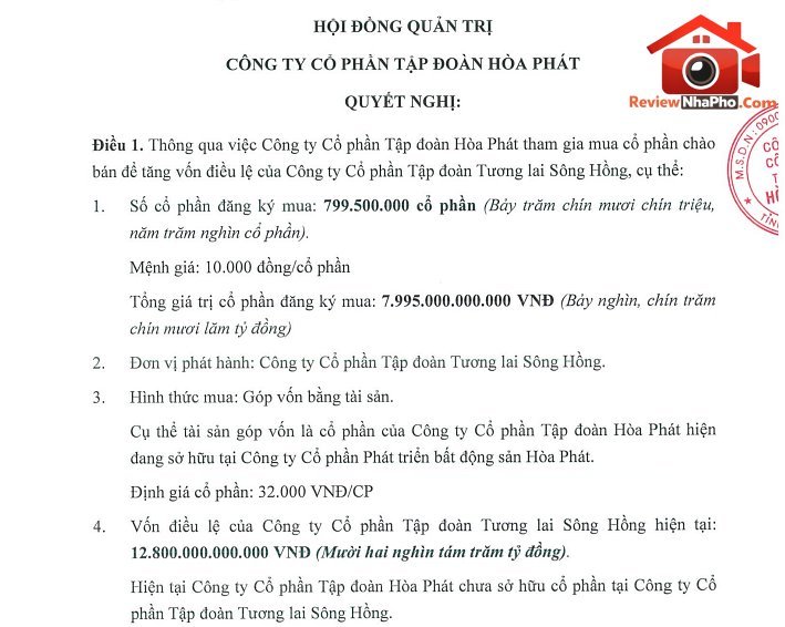Hòa Phát góp gần 8.000 tỷ đồng vào chủ đầu tư khu đô thị 696ha tại Hà Nội- Ảnh 1. Hòa Phát góp gần 8.000 tỷ đồng vào chủ đầu tư khu đô thị 696ha tại Hà Nội- Ảnh 1.
