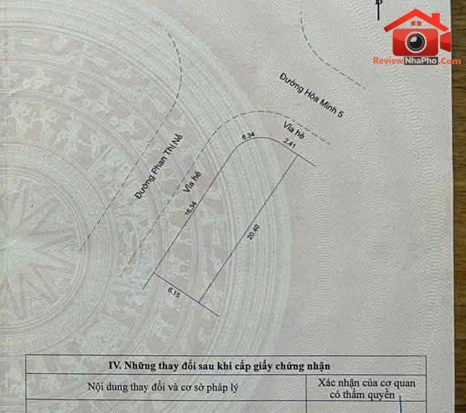 Đất 2 mt đường phan thị nể hòa minh 30 – sát biển – Bán nhà đất Đường Phan Thị Nể – Phường cũ Hòa Minh – Quận Hải Châu – Phường mới Hòa Khánh – Thành phố Đà Nẵng 127m2 10.9 tỷ