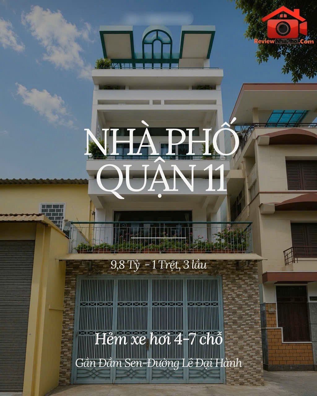 Bán nhà đất Đường Lê Đại Hành – Phường cũ 11 Quận 11 – Phường mới 11 – Thành phố Hồ Chí Minh 110m2 9.8 tỷ