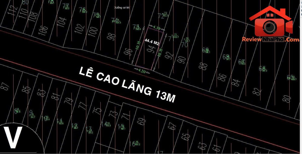 Bán nhà đất Đường Lê Cao Lãng – Phường cũ Phú Thạnh Quận Tân Phú – Phường mới Phú Thạnh – Thành phố Hồ Chí Minh 57m2 9.28 tỷ