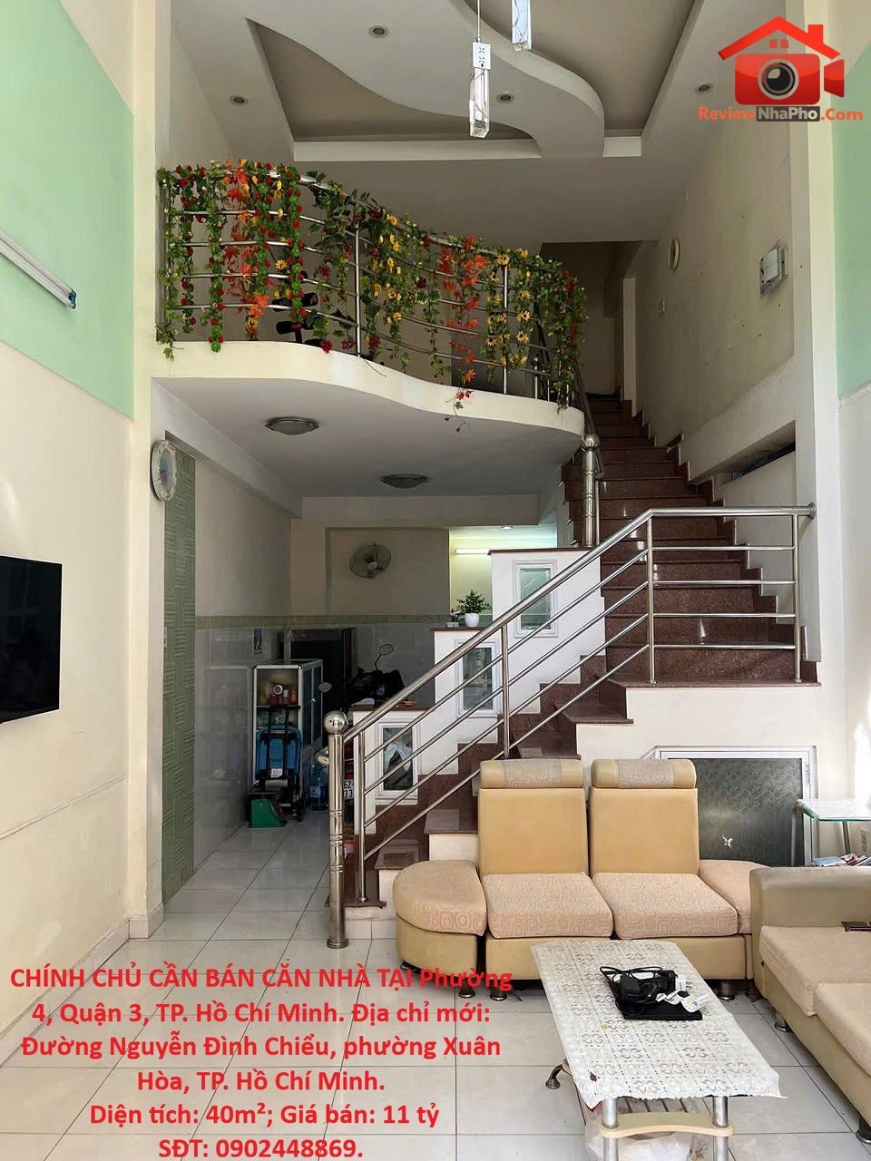 Hot hot chính chủ cần bán căn nhà tại phường 4, quận 3, tp. hồ chí minh – Bán nhà đất Đường Nguyễn Đình Chiểu – Phường cũ 4 Quận 3 – Phường mới Xuân Hòa – Thành phố Hồ Chí Minh 40m2 11 tỷ