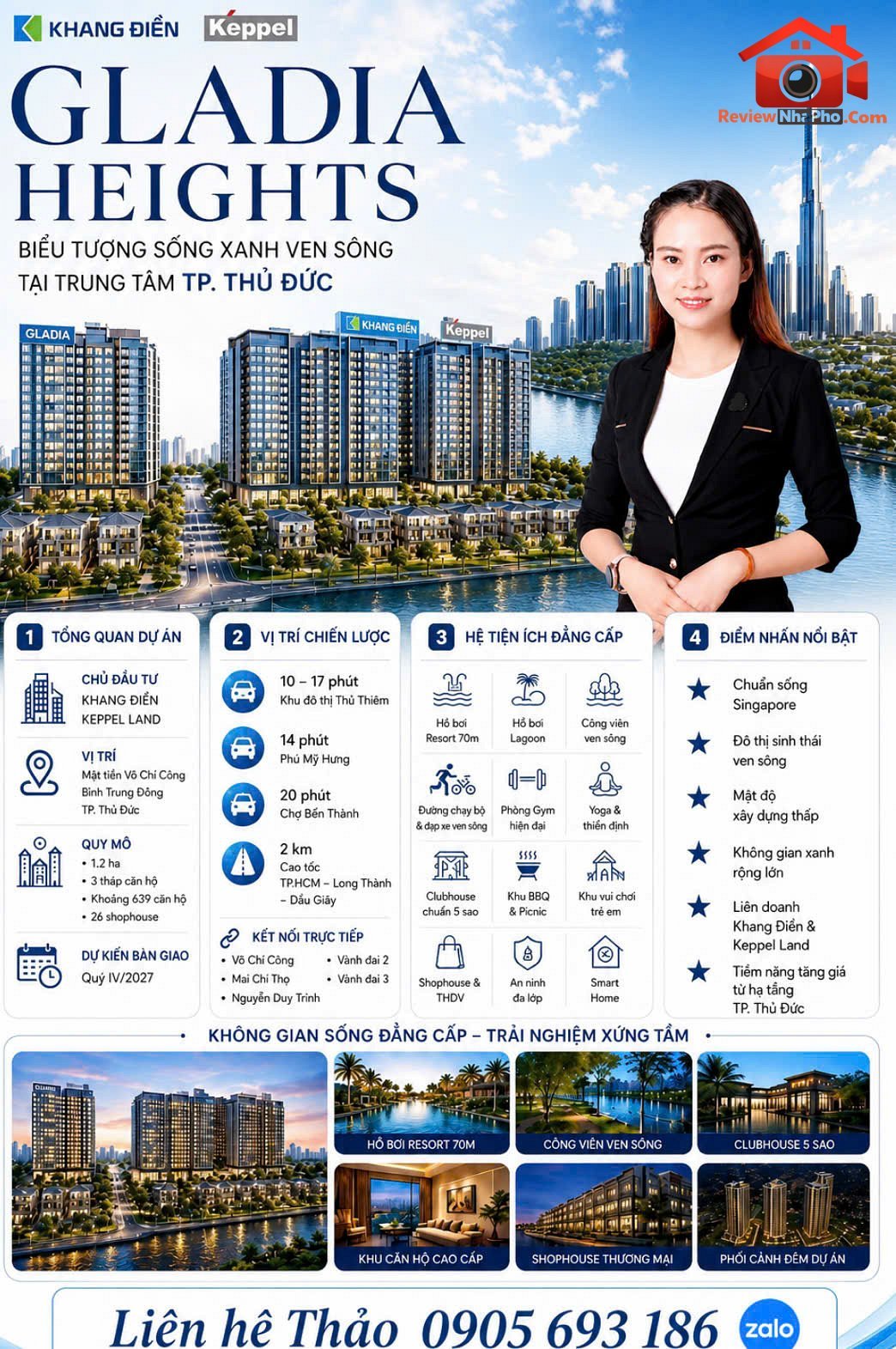 Chỉ từ 83 triệu/m² sở hữu căn hộ cao cấp gladia heights Đường Võ Chí Công – Phường cũ Bình Trưng Đông Quận 2 – Phường mới Bình Trưng Đông – Thành phố Hồ Chí Minh