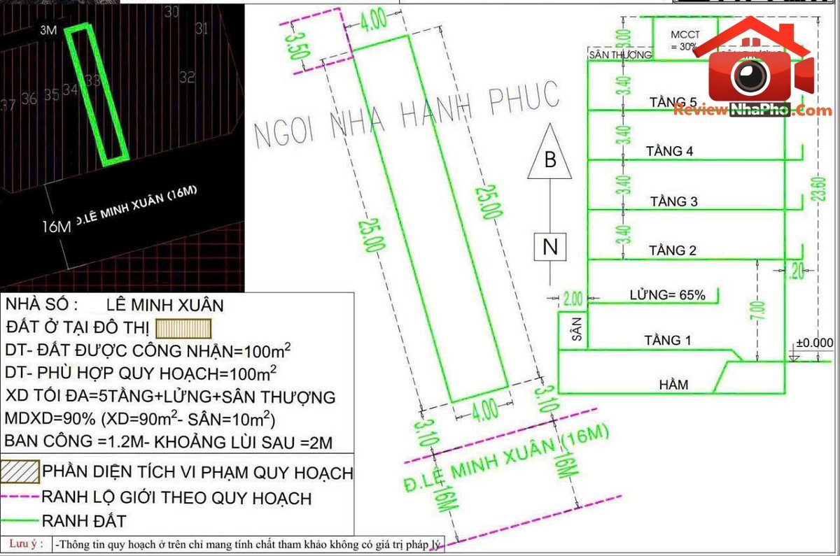 Bán nhà đất Đường Lê Minh Xuân – Phường cũ Tân Hòa Quận Tân Bình – Phường mới Tân Hòa – Thành phố Hồ Chí Minh 98.6m2 34.5 tỷ