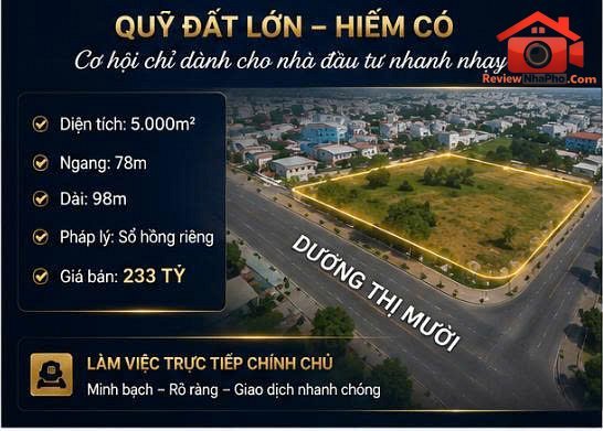Siêu phẩm lô góc 2 mt- dương thị mười q12 – … – Bán kho xưởng Quận 12 – TP Hồ Chí Minh giá Trên 80 tỷ