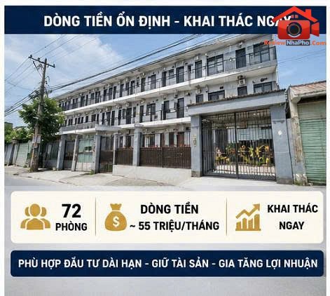 Bán tòa chdv 72 phòng Đường Quốc lộ 1A – Phường cũ An Phú Đông Quận 12 – Phường mới An Phú Đông – Thành phố Hồ Chí Minh 595m 38 tỷ
