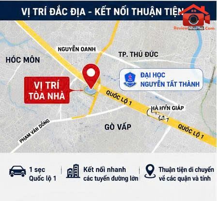Bán tòa chdv 72 phòng Đường Quốc lộ 1A – Phường cũ An Phú Đông Quận 12 – Phường mới An Phú Đông – Thành phố Hồ Chí Minh 595m 38 tỷ