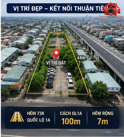 Đất thổ cư 1.000m hxt ql 1a bình tân – ngang… – Bán đất Quận Bình Tân – TP Hồ Chí Minh giá 40 – 80 tỷ