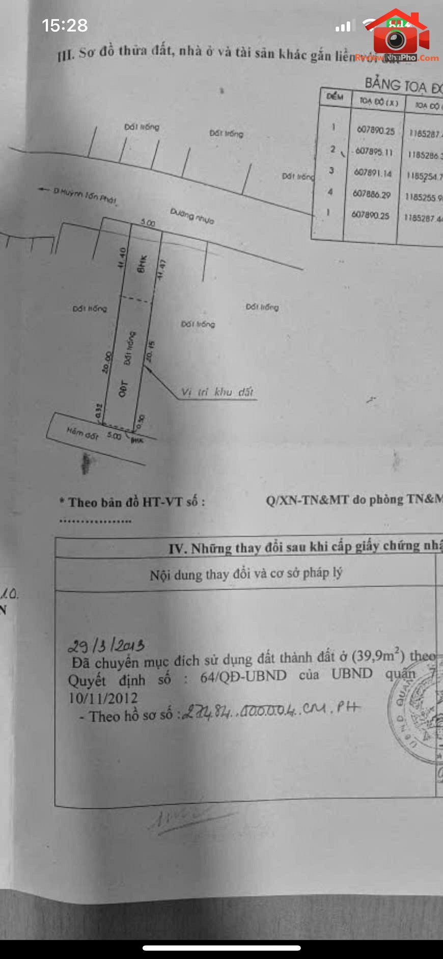 Đất Trống 5×31,5m Đường Lê Thị Chợ – Phường cũ Phú Thuận Quận 7 – Phường mới Phú Thuận – Thành phố Hồ Chí Minh Diện tích 157m2 Giá 16 tỷ