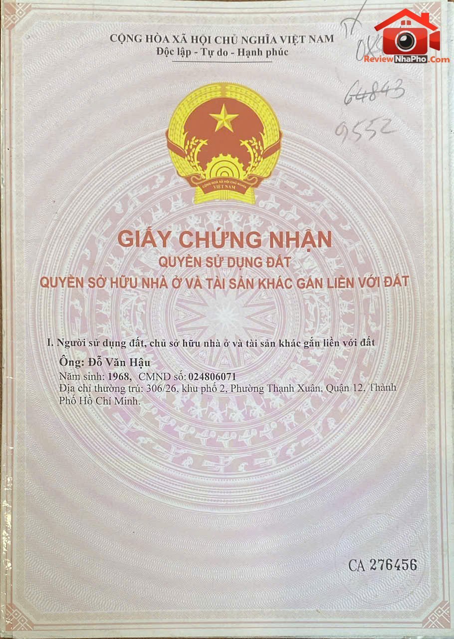 Chính chủ cần bán gấp đất thạnh xuân 33, quận 12 – Bán nhà đất Đường Thạnh Xuân 33 – Phường cũ Thạnh Xuân Quận 12 – Phường mới Thới An – Thành phố Hồ Chí Minh 100m2 – 1.6 tỷ