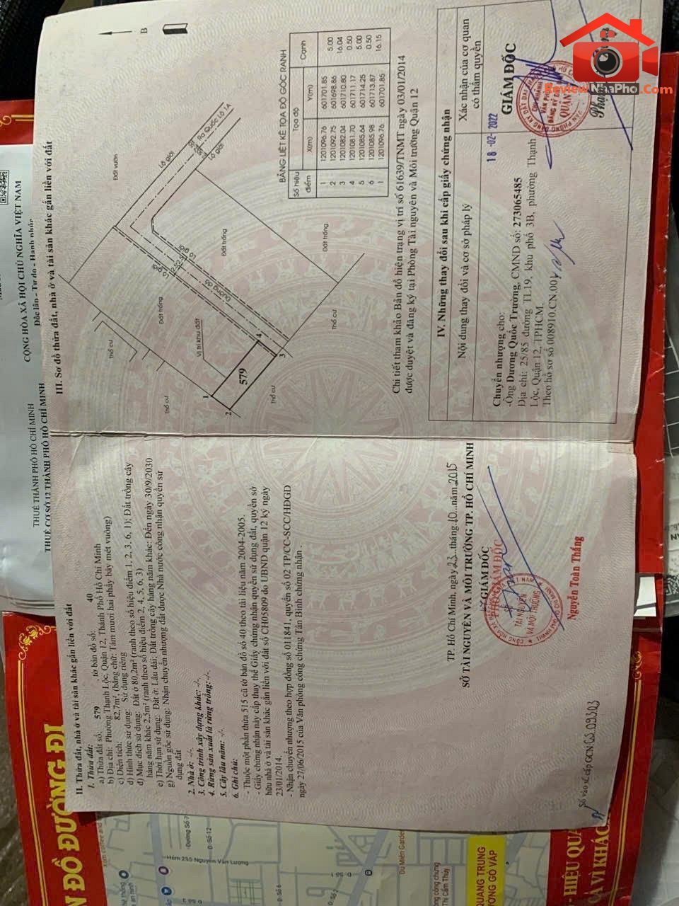Gấp bán, đất chính chủ, hạ 300 triệu, dt 83m2, hẻm xe hơi 5m, giá chỉ 4,7 tỷ – Bán nhà đất Đường Thạnh Lộc 3 – Phường cũ An Phú Đông Quận 12 – Phường mới An Phú Đông – Thành phố Hồ Chí Minh