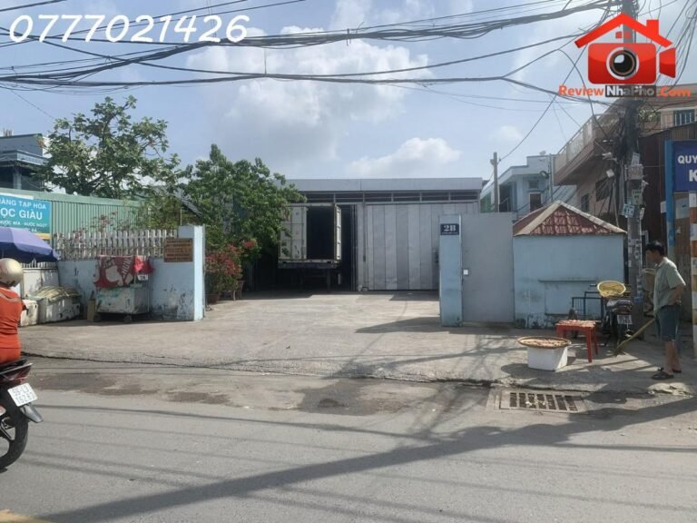 Bán kho xưởng mặt tiền an dương vương – Phường cũ An Lạc Quận Bình Tân – Phường mới An Lạc – Thành phố Hồ Chí Minh diện tích 1200m2 giá 48000000000