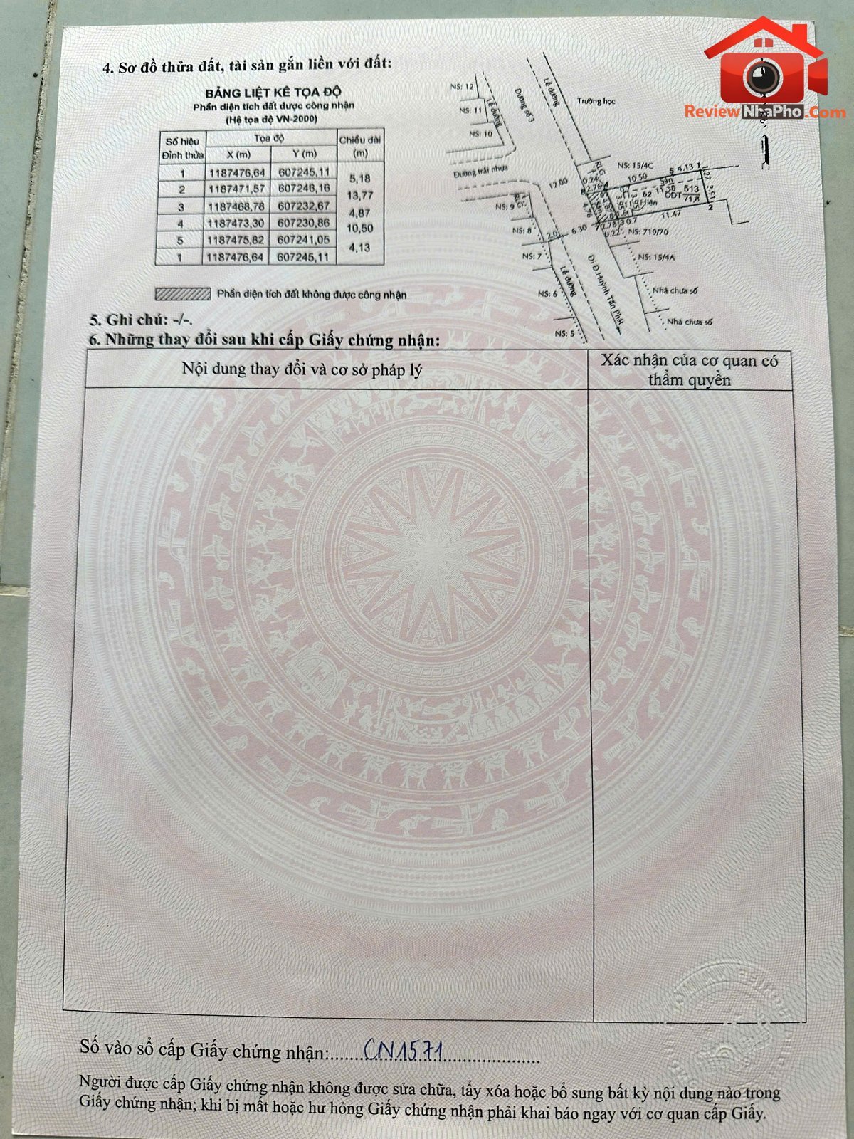 Bán đất Đường Phạm Thị Ba – Phường cũ Phú Thuận Quận 7 – Phường mới Phú Thuận – Thành phố Hồ Chí Minh diện tích 52m2 giá 8.8 tỷ