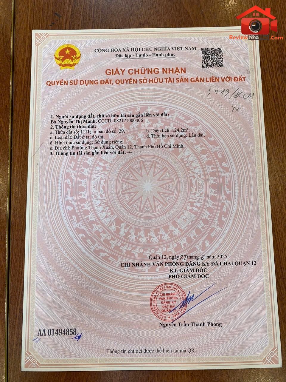 Nhà mới đẹp Thạnh Xuân 25, Q12 125m2 7.5 tỷ – Bán nhà đất Đường Thạnh Xuân 25 – Phường cũ Thạnh Xuân Quận 12 – Phường mới Thạnh Xuân – Thành phố Hồ Chí Minh