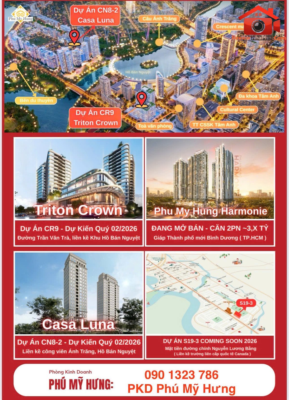 Dự án casaluna phú mỹ hưng – Bán nhà đất Đường nguyễn lương bằng – Phường cũ Tân Phú Quận Tân Phú – Phường mới Tân Phú – Thành phố Hồ Chí Minh 80m2 8 tỷ