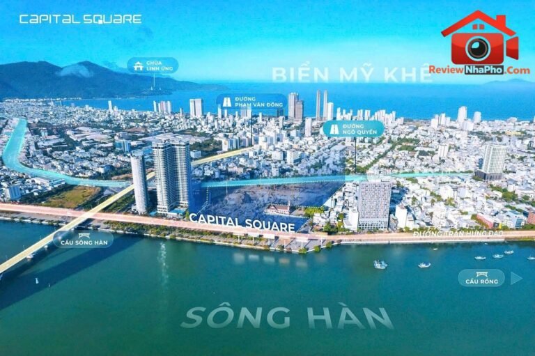 1PN View Trực Diện Sông Hàn Ban Công Tây Nam – Capital Square Đà Nẵng – Chỉ 4 Tỷ – Bán nhà đất Đường Trần Hưng Đạo – Phường cũ An Hải Quận Sơn Trà – Phường mới An Hải Bắc – Thành phố Đà Nẵng 45m2