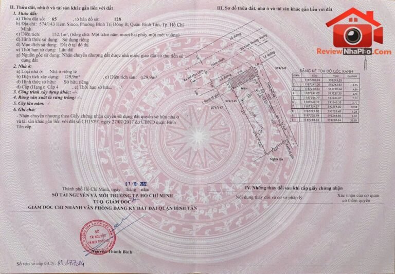 Cần bán gấp giảm 2,9 tỷ – đất mt đường sinco p.an lạc, tp.hcm – Bán nhà đất Đường Sinco – Phường cũ An Lạc Quận Bình Tân – Phường mới An Lạc – Thành phố Hồ Chí Minh 152m2 15.35 tỷ