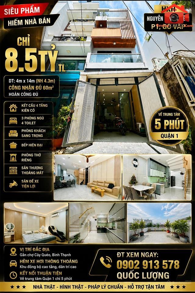 Siêu phẩm hxh Nguyễn Bỉnh Khiêm – Diện tích … – Bán nhà trong ngõ, hẻm Quận Bình Thạnh – TP Hồ Chí Minh giá 7 – 10 tỷ