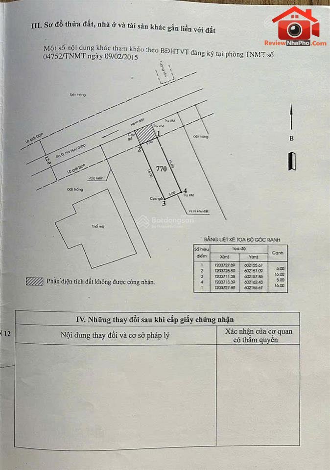Bán nhà đất Đường Thạnh Lộc 42 – Phường cũ Thạnh Lộc Quận 12 – Thành phố Hồ Chí Minh 80 m² 5 tỷ