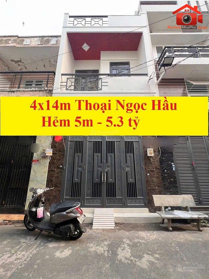Nhà 2 tầng đúc BTCT 56 m² giá 5.3 tỷ – Thoại… – Bán nhà trong ngõ, hẻm Quận Tân Phú – TP Hồ Chí Minh giá 5 – 7 tỷ