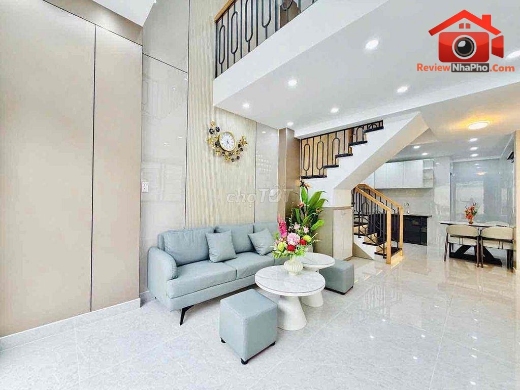 Review nhà phố Trần Thị Trọng Quận Tân Bình TP.HCM giá 5.95 tỷ