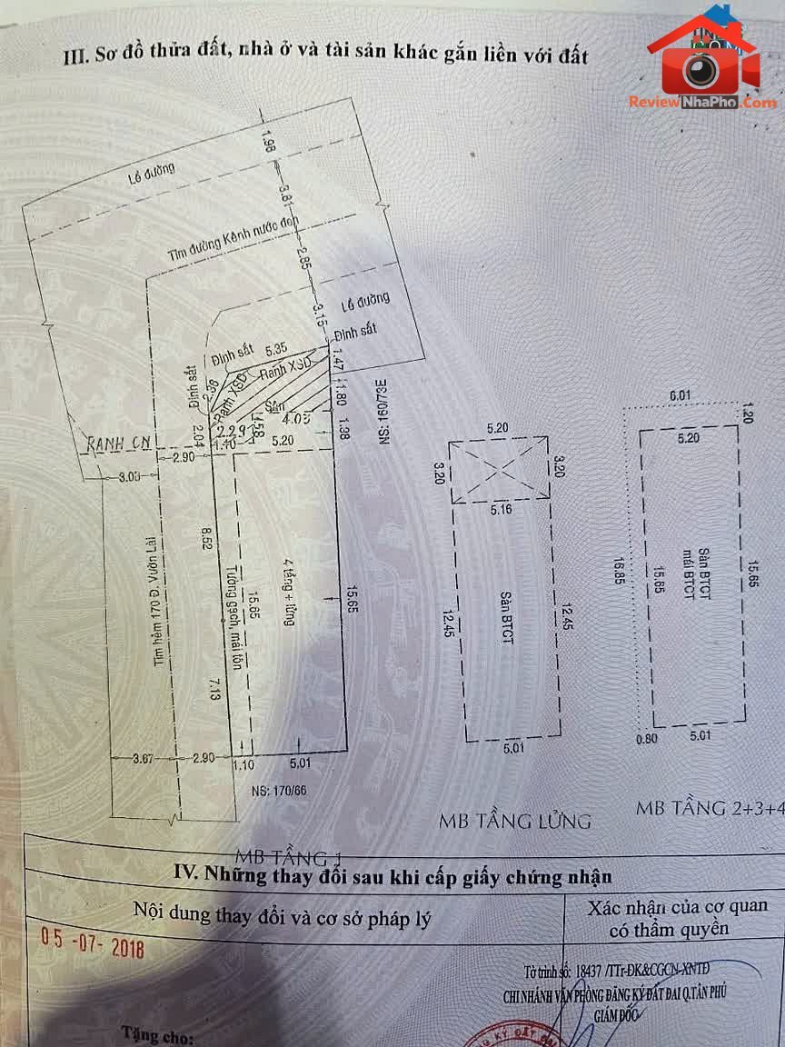 Review nhà phố Tân Phú với mặt tiền 170 Đàm Thận H… – Bán nhà mặt phố Quận Tân Phú – TP Hồ Chí Minh giá 20 – 40 tỷ