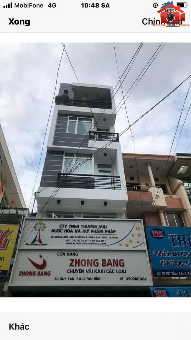 Review nhà phố Tân Bình 57m², 28 tỷ – cơ hội đầu tư hấp dẫn