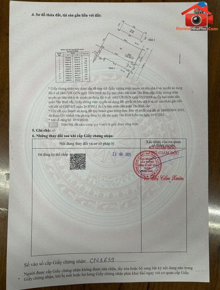 Review nhà phố Tân Bình Hồ Chí Minh – Đầu tư Bàu Bàng 170 m² giá 37 tỷ