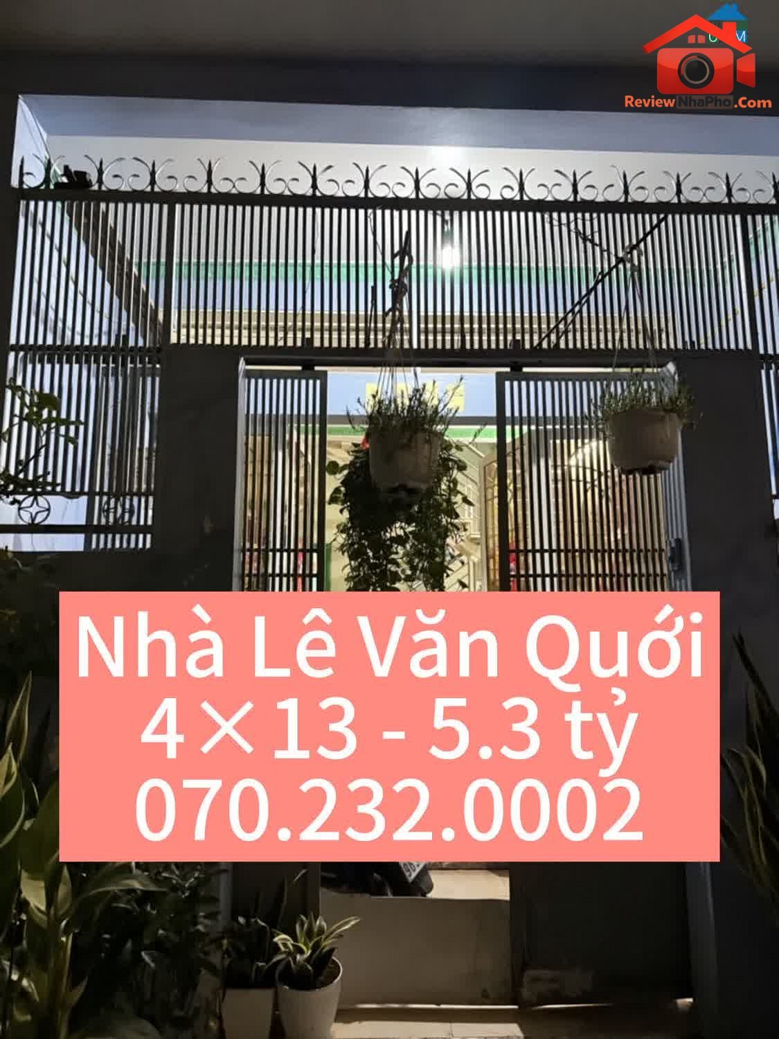 Review nhà phố Lê Văn Quới Bình Tân TP.HCM – Giá 5.3 tỷ