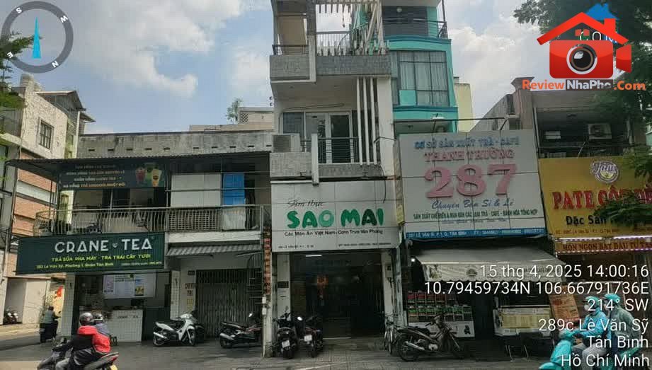 Review nhà phố mặt tiền Lê Văn Sỹ Tân Bình giá 41 tỷ