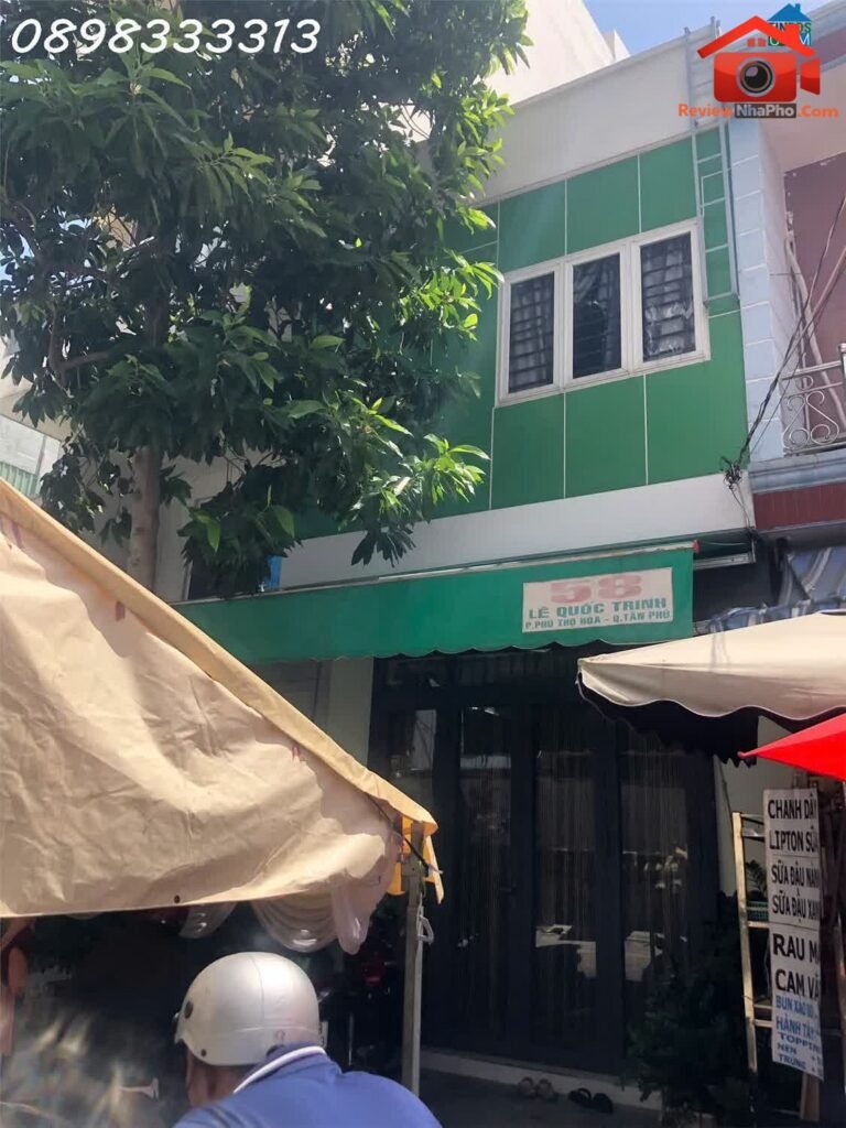 Review nhà phố Tân Phú 1 lầu đẹp 5.3 tỷ Lê Quốc Trinh