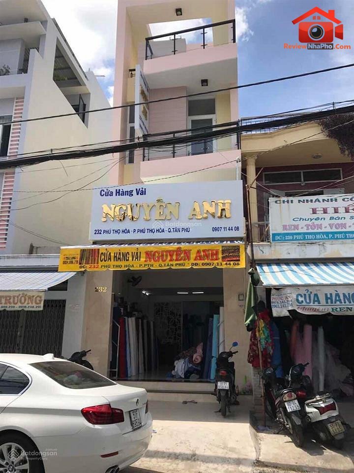 Review nhà mặt tiền Phú Thọ Hòa Quận Tân Phú TP.HCM – Giá 18.5 tỷ