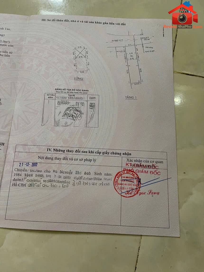 Review nhà phố Bình Tân 102m² chỉ 5,95 tỷ – Đầu tư tiềm năng