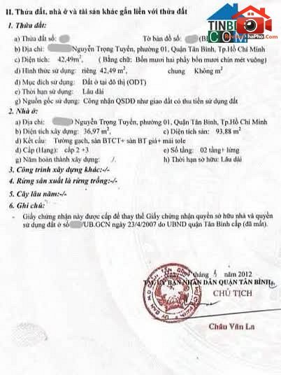 Review nhà phố Tân Bình, Hồ Chí Minh: 3 tầng hẻm thông Lê Văn Sỹ, 43m2 giá 5,5 tỷ