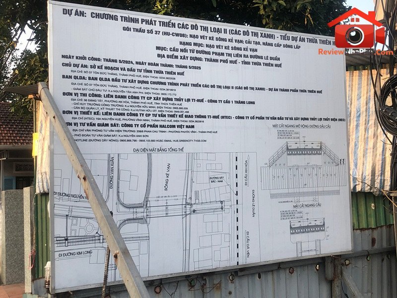Cầu Vạn Xuân: Tiến độ và các hạng mục dự án tại Huế