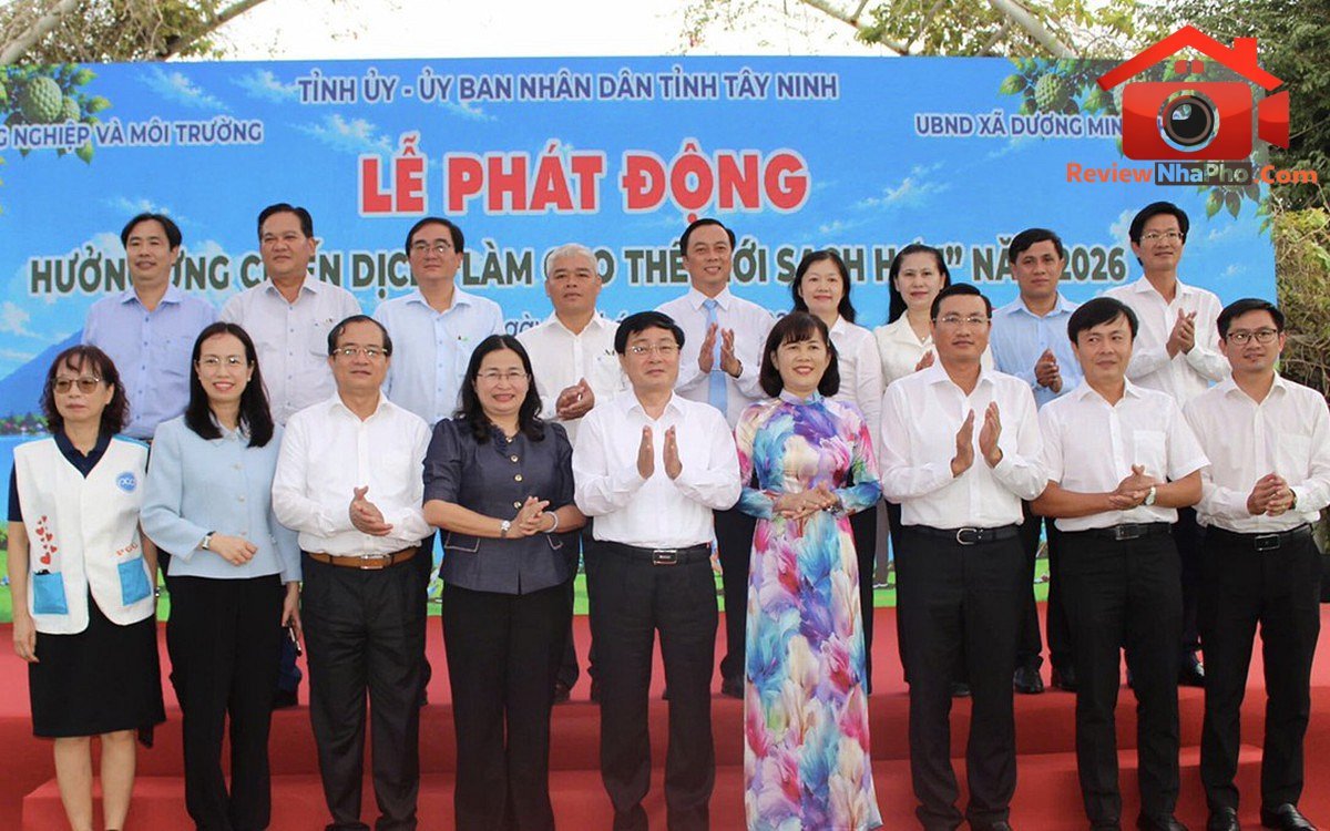 Tây Ninh hướng tới đô thị xanh với chiến dịch bảo vệ môi trường