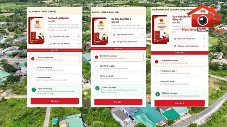 Chính sách đất đai và nhà ở sắp sửa đổi: Người dân có thể góp ý
