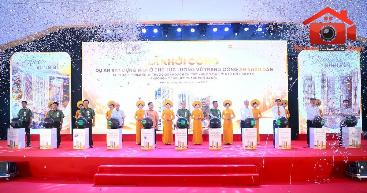 Khởi công dự án nhà ở 21 tầng cho lực lượng vũ trang tại Hà Nội