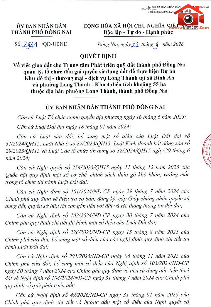 Đồng Nai chuẩn bị đấu giá hơn 380ha đất làm khu đô thị gần sân bay Long Thành- Ảnh 2.
