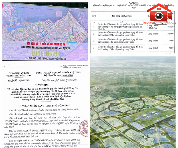 Đồng Nai đấu giá 380ha đất gần sân bay Long Thành