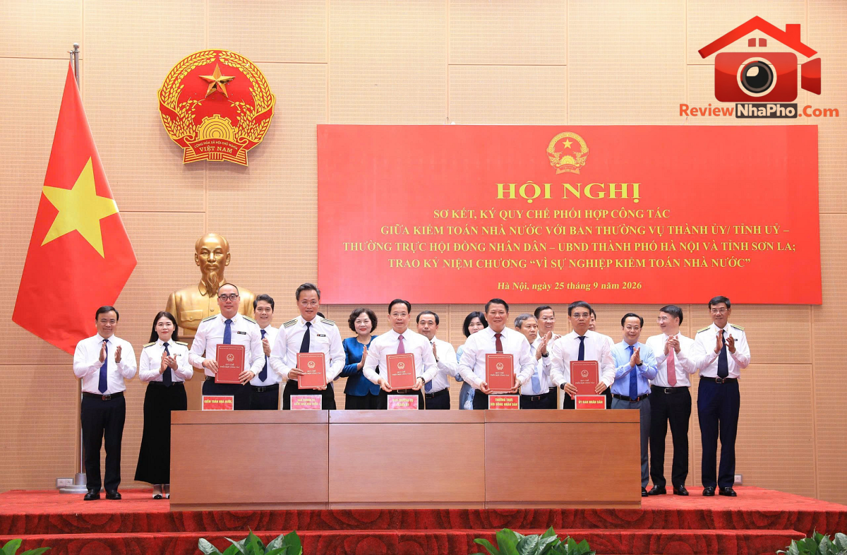Thành phố Hà Nội, tỉnh Sơn La ký Quy chế phối hợp công tác với Kiểm toán Nhà nước- Ảnh 2.