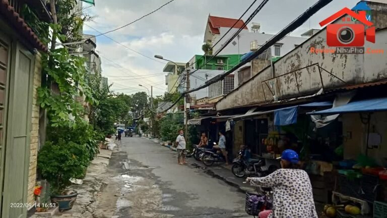Review nhà phố Quận Tân Phú TP.HCM – Bán nhà sổ đỏ 62m2 giá 5.68 tỷ