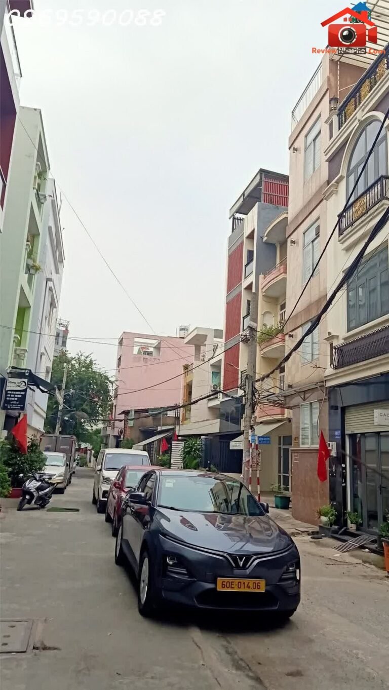 Review nhà phố Quận Tân Phú 52m2 giá 5.85 tỷ nhà đất sổ đỏ