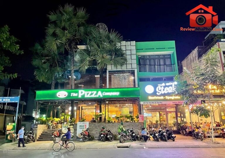 Review nhà phố quận Tân Phú TP.HCM – Bán nhà góc 2 mặt tiền giá 47 tỷ