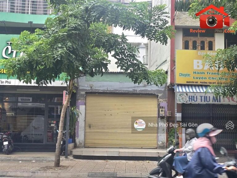 Review nhà phố Quận Tân Phú TP.HCM mặt tiền Tân Sơn Nhì giá 16.8 tỷ