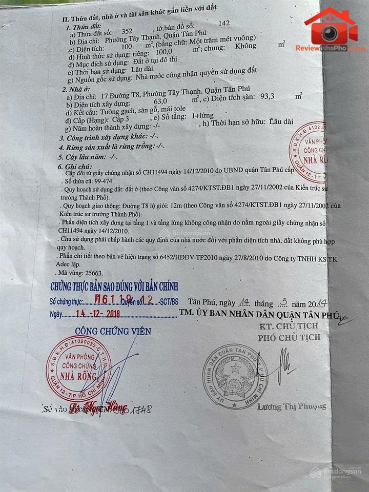 Review nhà phố T8 Phường Tây Thạnh Quận Tân Phú TP.HCM giá 8.5 tỷ
